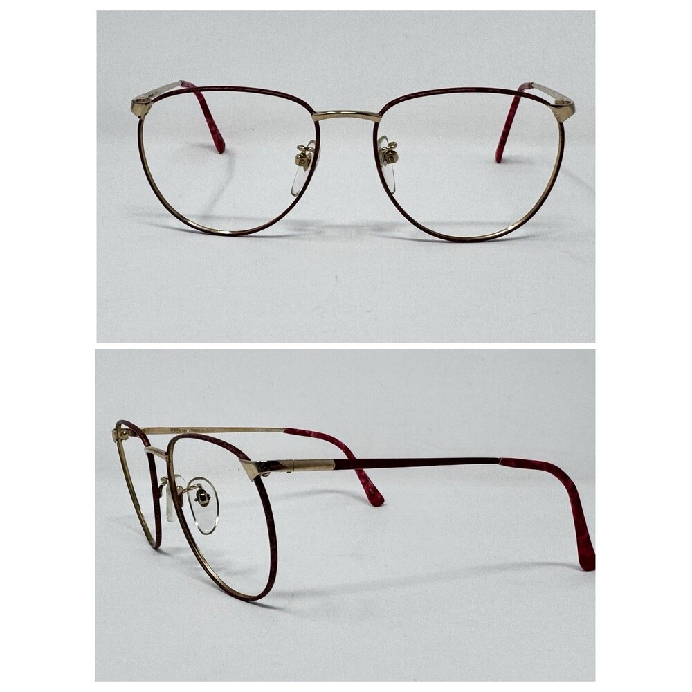 Tura Mod 258 Red Gold Eyeglass Frames 53-16-136